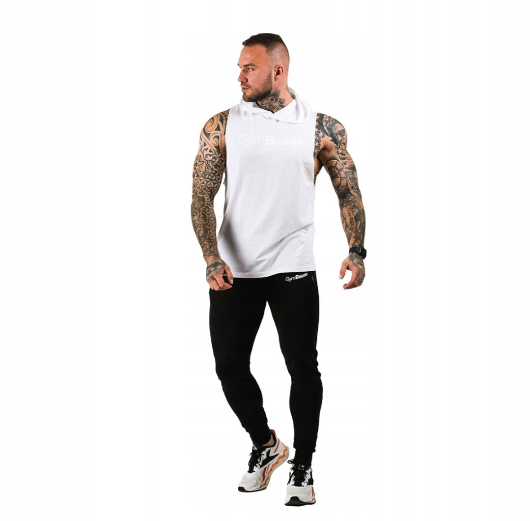 Gymbeam balti tank marškinėliai